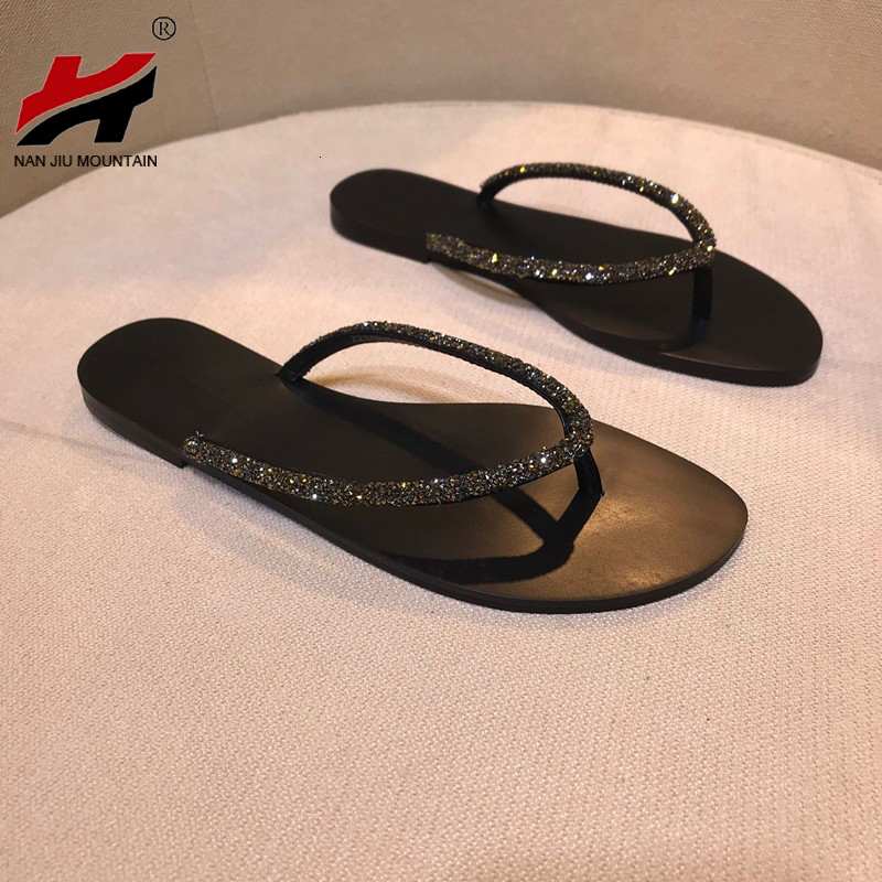 Slippers Summer Flip Flops Women Rhinestones Slippers Black Simple Sandals Plus Size 41 230203, Beige
Slippers Summer Flip Flops Women Rhinestones Slippers Black Simple Sandals Plus Size 41 230203, Beige