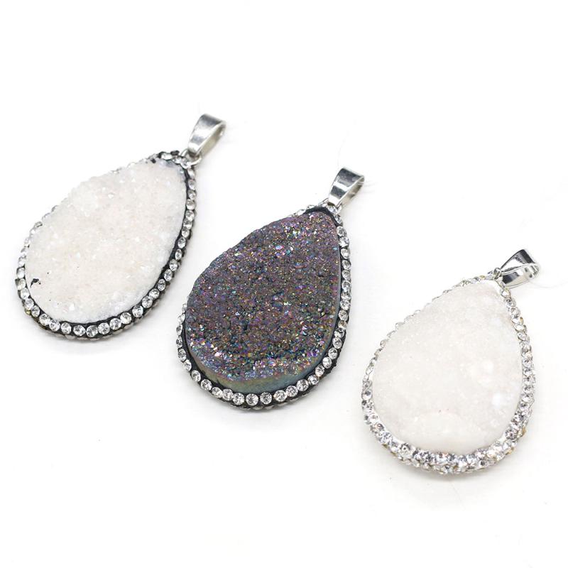 Charms Natural Agates Stone Pendants Waterdrop Crystal Artificial Diamond For Jewelry Making Necklace Bracelet Gift
Charms Natural Agates Stone Pendants Waterdrop Crystal Artificial Diamond For Jewelry Making Necklace Bracelet Gift