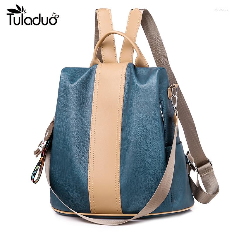 School Bags Quality Leather Anti-thief Women Backpack Large Capacity Hair Ball Bag For Teenager Girls Male Travel, Black
School Bags Quality Leather Anti-thief Women Backpack Large Capacity Hair Ball Bag For Teenager Girls Male Travel, Black