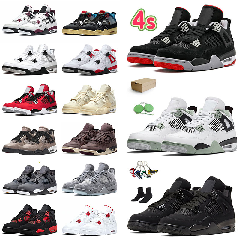 Jumpman 4 4s Sneakers Black Cat Basketball Shoes Men Women 36-47 J4 Violet Ore Bred Cool Grey Seafoam Sail Toro Bravo Taupe Haze Red Cement White Cement Trainers Sports, 40-47 black canvas
Jumpman 4 4s Sneakers Black Cat Basketball Shoes Men Women 36-47 J4 Violet Ore Bred Cool Grey Seafoam Sail Toro Bravo Taupe Haze Red Cement White Cement Trainers Sports, 40-47 black canvas