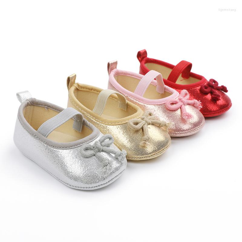 First Walkers Fashion Born Baby Girl Shoes PU Flats -18M Soft Toddler Pink Bow Non-slip, Silver
First Walkers Fashion Born Baby Girl Shoes PU Flats -18M Soft Toddler Pink Bow Non-slip, Silver