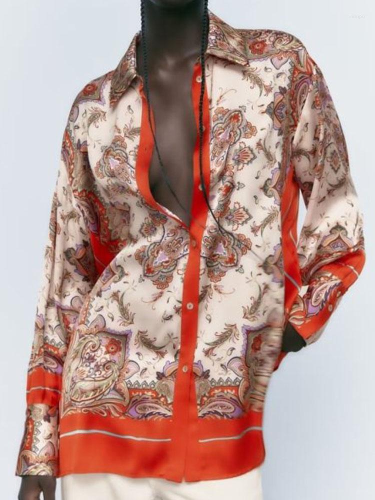 Women's Blouses Kumsvag 2023 Summer Women Satin Shirts Tops Fashion Vintage Print Loose Female Elegant Street Top Clothing
Women's Blouses Kumsvag 2023 Summer Women Satin Shirts Tops Fashion Vintage Print Loose Female Elegant Street Top Clothing