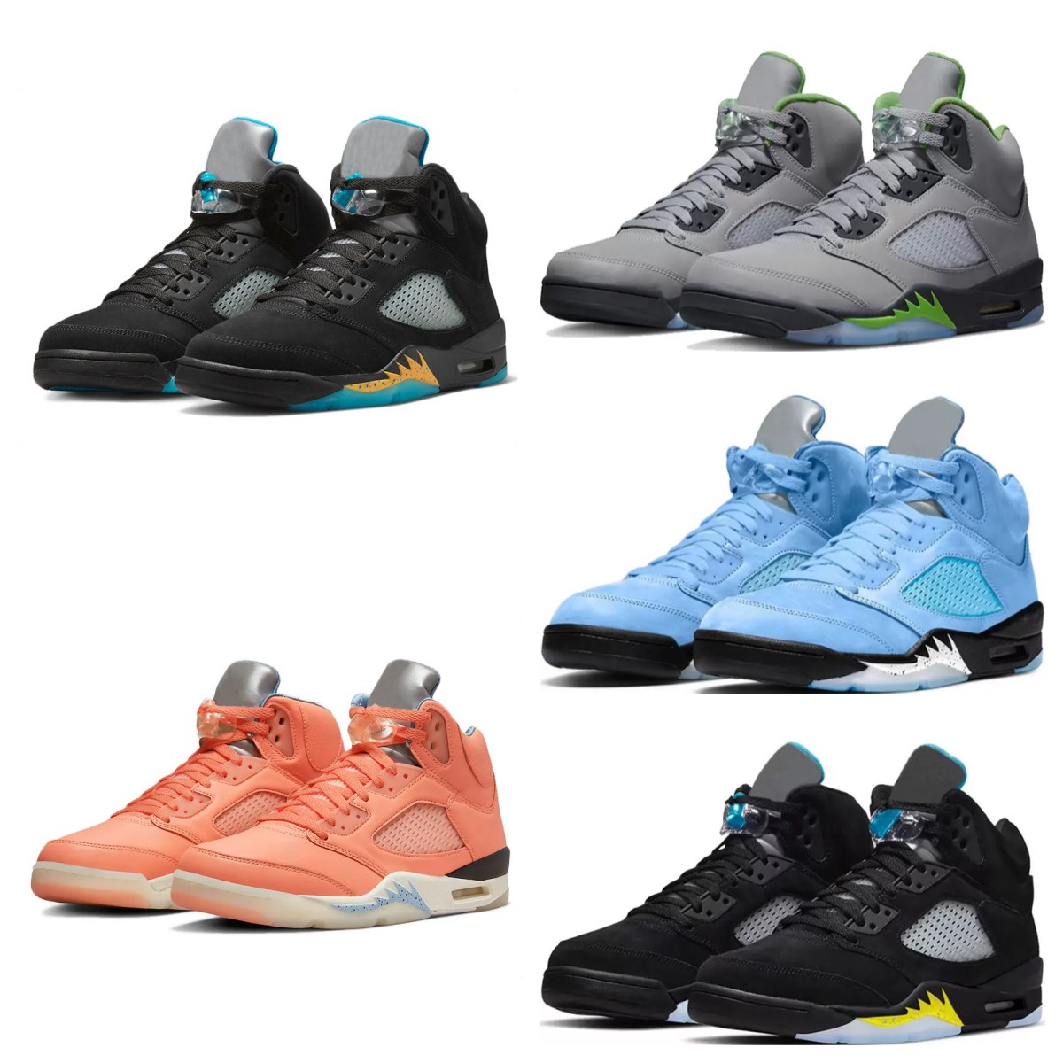 Jumpman 5 5s Mens Basketball Shoes Aqua Crimson Bliss Burgundy Green Bean Racer Blue UNC Oreo Black Metallic Mars For Her Easter Men Outdoor, 17
Jumpman 5 5s Mens Basketball Shoes Aqua Crimson Bliss Burgundy Green Bean Racer Blue UNC Oreo Black Metallic Mars For Her Easter Men Outdoor, 17