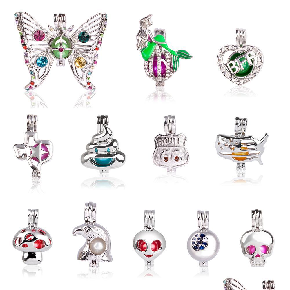 Pendant Necklaces Butterfly Mermaid Plated Sier Color Heart Mushroom Shape Rhinestone Cages For Pearls Beautif Women Handmade Jewler Dhekh
Pendant Necklaces Butterfly Mermaid Plated Sier Color Heart Mushroom Shape Rhinestone Cages For Pearls Beautif Women Handmade Jewler Dhekh