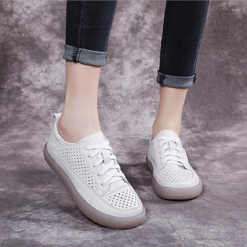 Sandals Summer Korean Style Leisure Flat Sole Cross-tied Cutout Hollow Sewing Genuine Leather Women Sneakers Ladies Casual Shoes, White
Sandals Summer Korean Style Leisure Flat Sole Cross-tied Cutout Hollow Sewing Genuine Leather Women Sneakers Ladies Casual Shoes, White