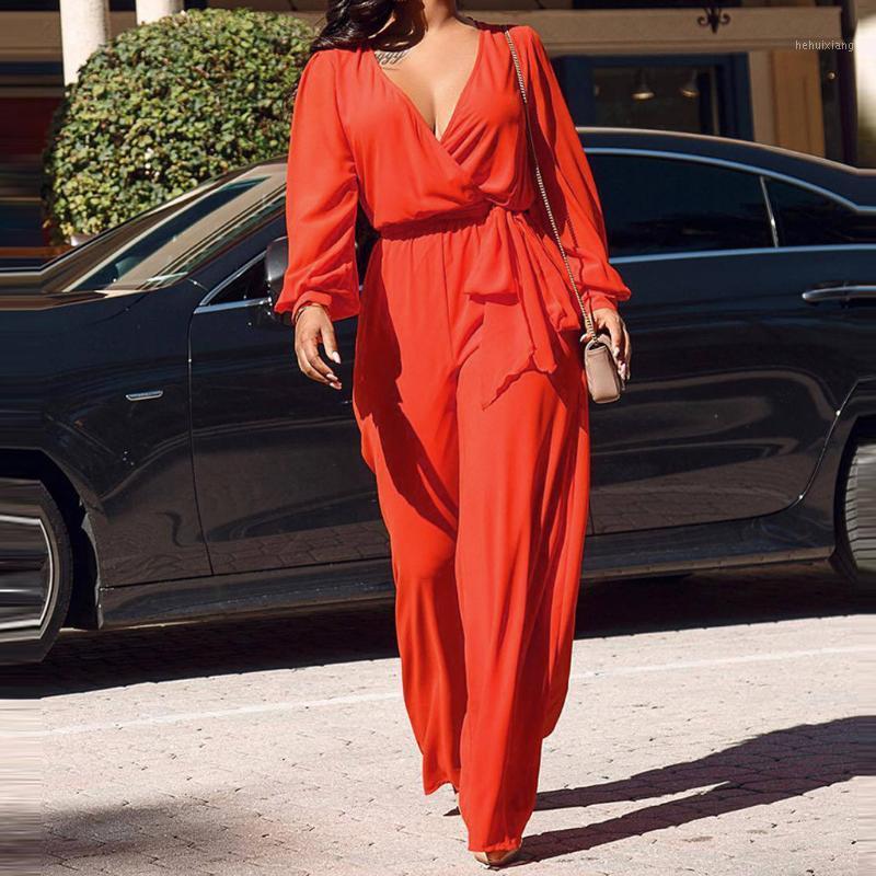 Women' Jumpsuits & Rompers Fashion Women Long Sleeve Tops Solid Bandage Casual Pants Loose Sexy Jumpsuit Combinaison Femme#XB20, Picture shown
Women' Jumpsuits & Rompers Fashion Women Long Sleeve Tops Solid Bandage Casual Pants Loose Sexy Jumpsuit Combinaison Femme#XB20, Picture shown