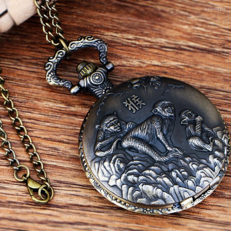 Pocket Watches & Fob Chinese Zodiac Animal Monekys Quartz Vintage Gift For Men/Women, Picture shown
Pocket Watches & Fob Chinese Zodiac Animal Monekys Quartz Vintage Gift For Men/Women, Picture shown