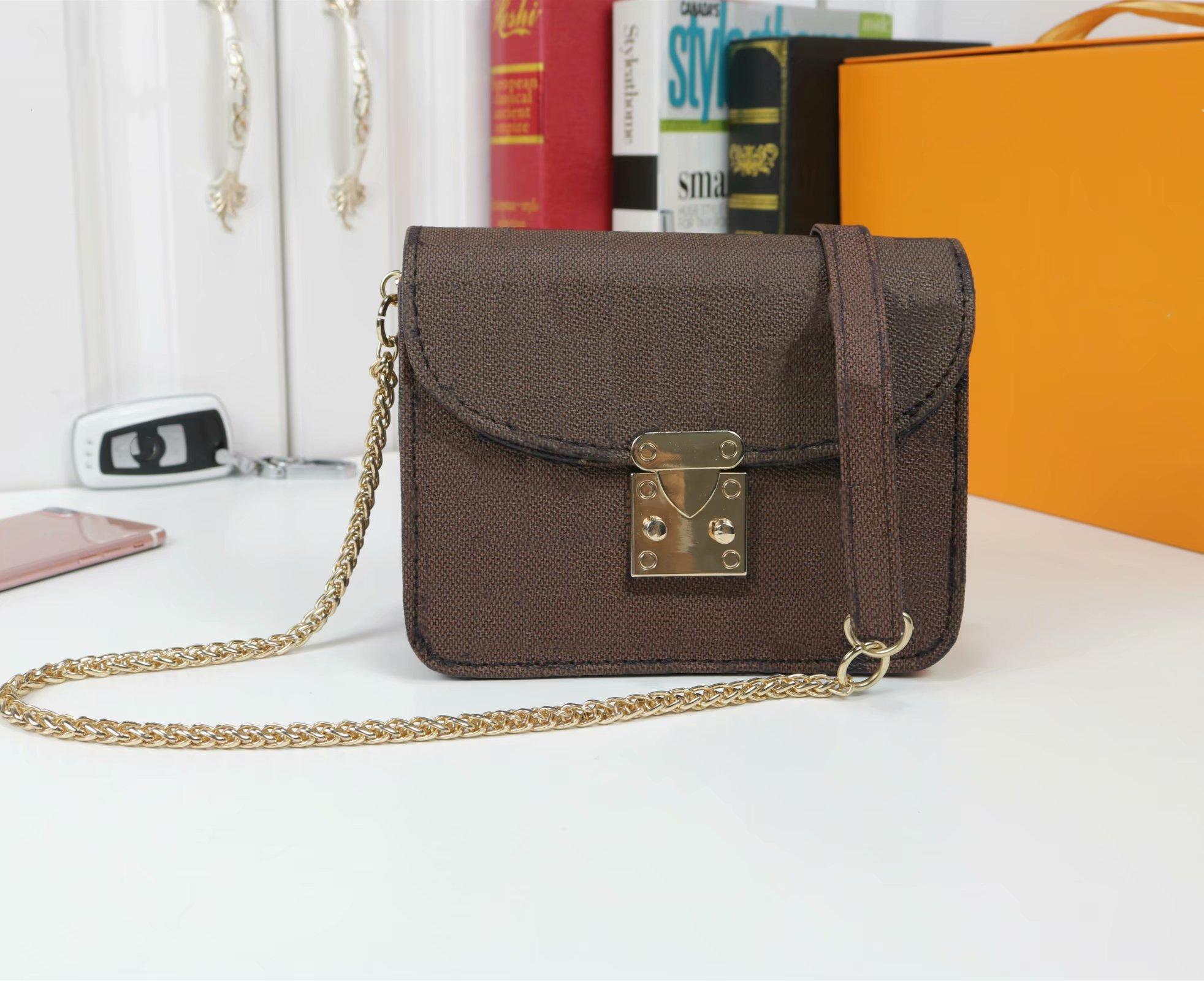 Fashion chain Postman presbyopia patchwork color single shoulder bag crossbody bag non-adjustable strap, Brown old flower
Fashion chain Postman presbyopia patchwork color single shoulder bag crossbody bag non-adjustable strap, Brown old flower