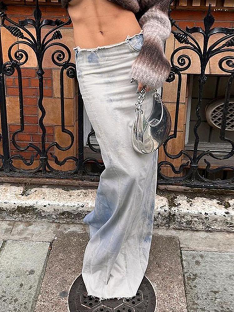 Skirts WeiYao Tie Dye Denim Long Skirt Vintage Women Grunge Fairycore Low Waist Slits Maxi Fashion Femme Y2K Aesthetic Outfits, Picture shown
Skirts WeiYao Tie Dye Denim Long Skirt Vintage Women Grunge Fairycore Low Waist Slits Maxi Fashion Femme Y2K Aesthetic Outfits, Picture shown