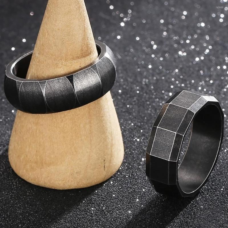 Cluster Rings Vintage Black For Men Solid Stainless Steel Man Ring Men's Finger Band Jewelry Engraveable
Cluster Rings Vintage Black For Men Solid Stainless Steel Man Ring Men's Finger Band Jewelry Engraveable