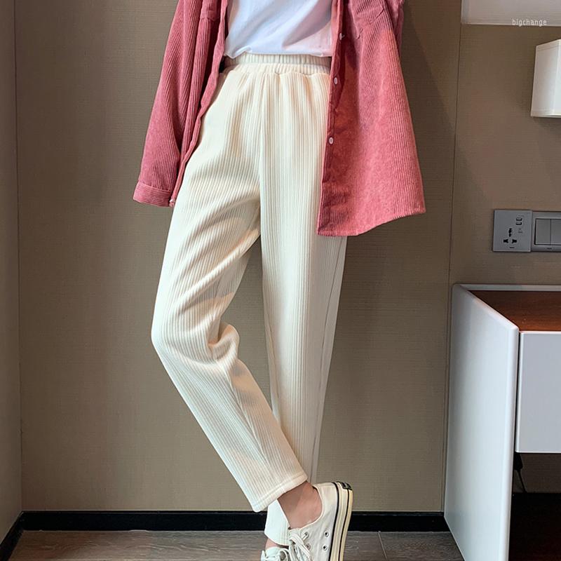 Women' Pants Loose White Trousers Pantalon Femme Casual Apricot Wide Leg Female Chenille Fashion High Waist Straight Women 23994, Black
Women' Pants Loose White Trousers Pantalon Femme Casual Apricot Wide Leg Female Chenille Fashion High Waist Straight Women 23994, Black