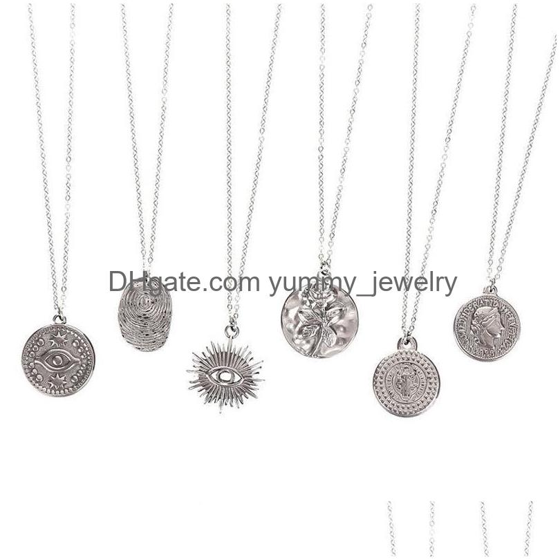 Pendant Necklaces Trendy Stainless Sier Plated Necklace Eye Avatar Fingerprint Small Circle Pendent Short Friend Ladiespendant Drop Dh7Qb
Pendant Necklaces Trendy Stainless Sier Plated Necklace Eye Avatar Fingerprint Small Circle Pendent Short Friend Ladiespendant Drop Dh7Qb