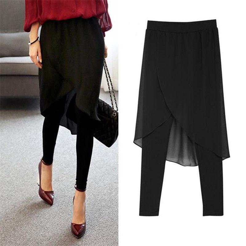 Women' Leggings 2023 Autumn Plus Size Irregular Cropped Pants Skirt Fake Two-Piece Chiffon Pleated Dovetail Stacked, 1203
Women' Leggings 2023 Autumn Plus Size Irregular Cropped Pants Skirt Fake Two-Piece Chiffon Pleated Dovetail Stacked, 1203