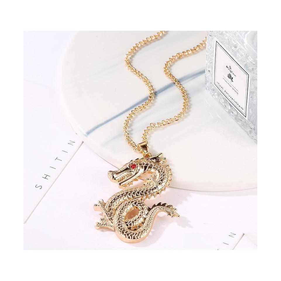 Pendant Necklaces Pretty Dragon Necklace For Jewelry Fashion Gift Women Collares Long Chains Chic Bracele Drop Delivery Pendants Dhqgt
Pendant Necklaces Pretty Dragon Necklace For Jewelry Fashion Gift Women Collares Long Chains Chic Bracele Drop Delivery Pendants Dhqgt