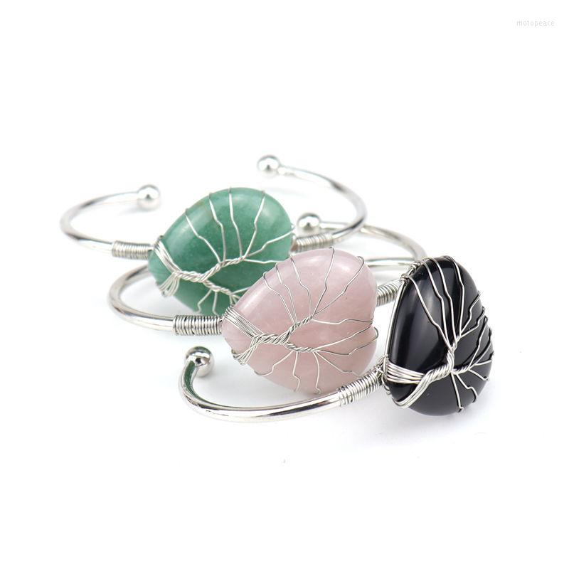 Bangle Romantic Heart Charm Copper Winding Wire Natural Crystal Stone Bracelets For Women Men Fashion Jewelry Gift
Bangle Romantic Heart Charm Copper Winding Wire Natural Crystal Stone Bracelets For Women Men Fashion Jewelry Gift