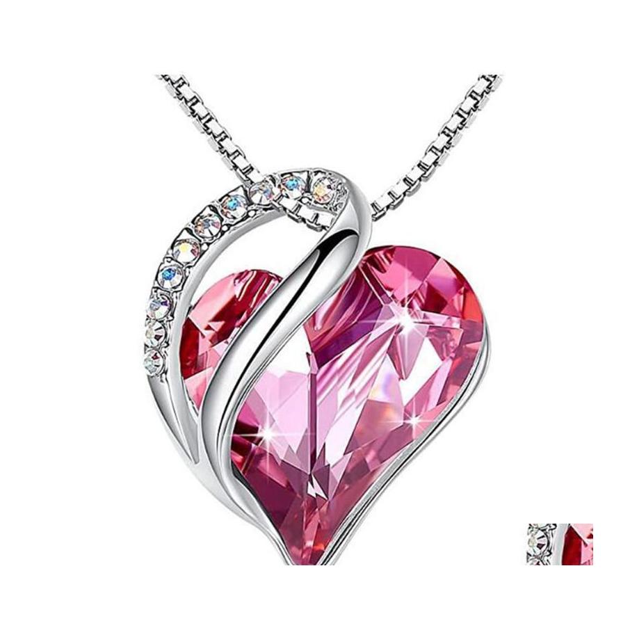 Pendant Necklaces Ocean Heart Necklace 12 Birthstone Rhinestone Crystal Zircon For Women Girl Party Wedding Jewelry Drop Delivery Pen Ot3Sg
Pendant Necklaces Ocean Heart Necklace 12 Birthstone Rhinestone Crystal Zircon For Women Girl Party Wedding Jewelry Drop Delivery Pen Ot3Sg