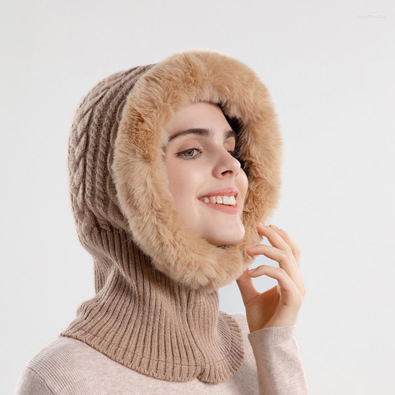 Berets Winter Warm Hat For Women Russia Outdoor Plush Twist Knitted Benines Female Soft Fur Head Hood Neck Ear Protection Balaclava Cap, Khaki
Berets Winter Warm Hat For Women Russia Outdoor Plush Twist Knitted Benines Female Soft Fur Head Hood Neck Ear Protection Balaclava Cap, Khaki