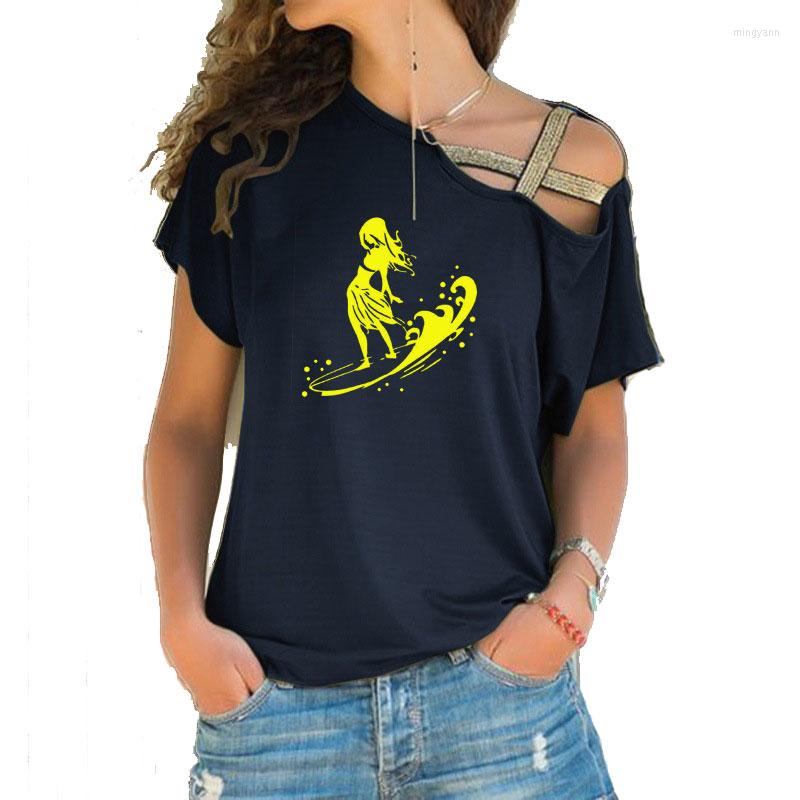 Women' T Shirts Women' Summer Sexy And Interesting Skateboarding Diving Girls Free Style Irregular Short Sleeve T-shirt, 12
Women' T Shirts Women' Summer Sexy And Interesting Skateboarding Diving Girls Free Style Irregular Short Sleeve T-shirt, 12
