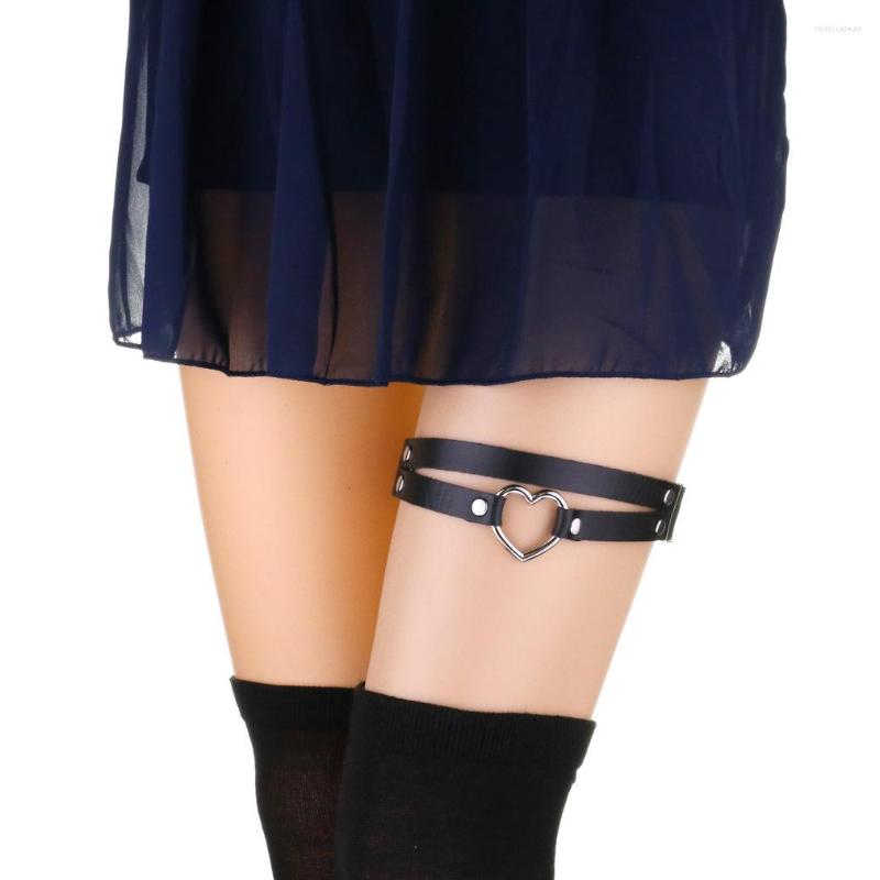Anklets Leather Leg Garter Elastic Rock Heart Harness For Women Girls Black Gothic Thigh Belt Fashion Accessories
Anklets Leather Leg Garter Elastic Rock Heart Harness For Women Girls Black Gothic Thigh Belt Fashion Accessories