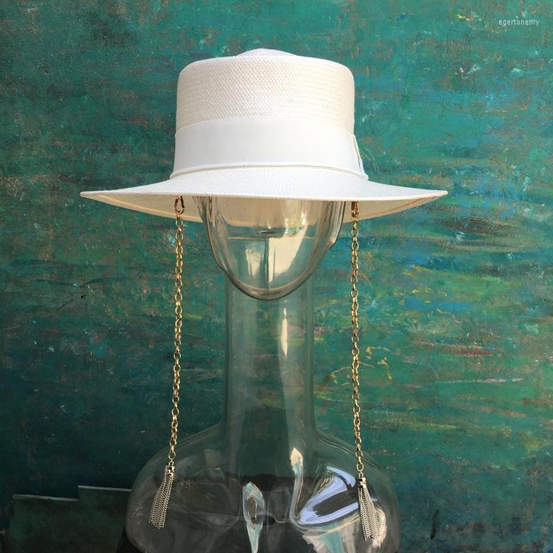 Wide Brim Hats 2023 Arrival Summer Earrings Embellished Straw Gembler Hat For Women Sun Eger22, White
Wide Brim Hats 2023 Arrival Summer Earrings Embellished Straw Gembler Hat For Women Sun Eger22, White