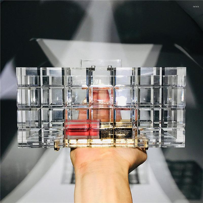 Evening Bags Acrylic Clear Box Bag Crystal Women Handbags Luxury Transparent Shoulder Chain Crossbody For Party Clutch, Clear b
Evening Bags Acrylic Clear Box Bag Crystal Women Handbags Luxury Transparent Shoulder Chain Crossbody For Party Clutch, Clear b