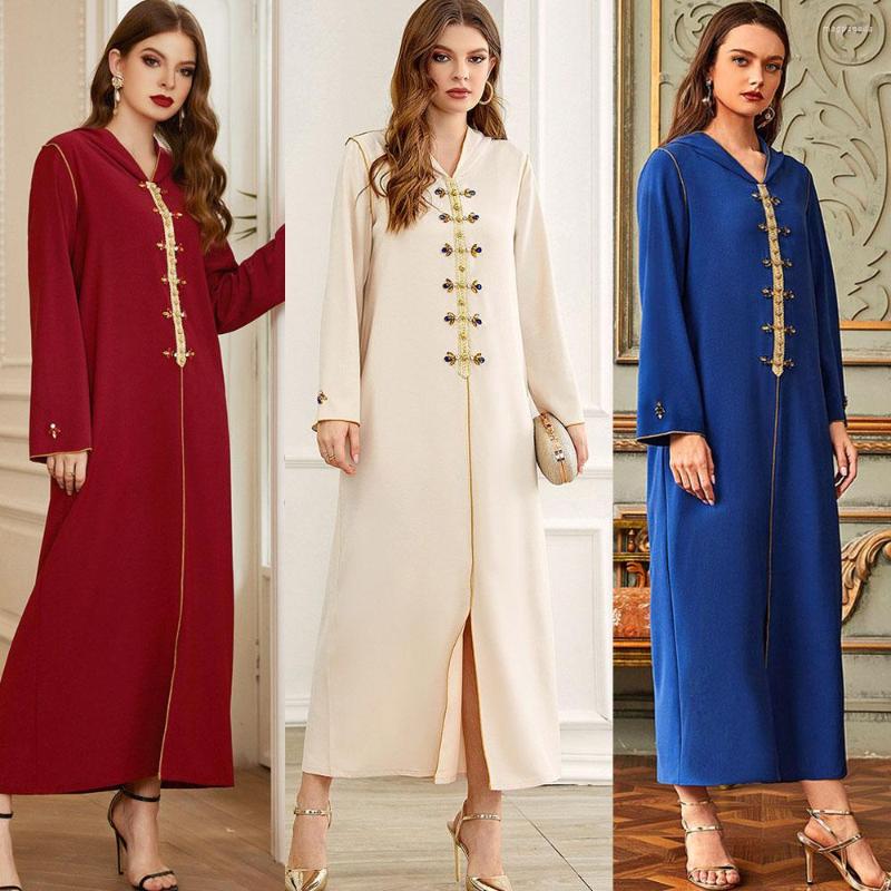 Ethnic Clothing Dubai Kaftan Muslim Hooded Long Dress Abaya Arab Maxi Robe Diamond Turkish Moroccan Malaysia Middle East Ramadan Islamic
Ethnic Clothing Dubai Kaftan Muslim Hooded Long Dress Abaya Arab Maxi Robe Diamond Turkish Moroccan Malaysia Middle East Ramadan Islamic