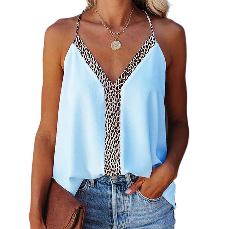 Women' Tanks & Camis Sexy Leopard Patchwork Tops For Women Loose Streetwear Cothing Fashion Sleeveless T Shirt Summer Beachwear VestWomen, Black
Women' Tanks & Camis Sexy Leopard Patchwork Tops For Women Loose Streetwear Cothing Fashion Sleeveless T Shirt Summer Beachwear VestWomen, Black