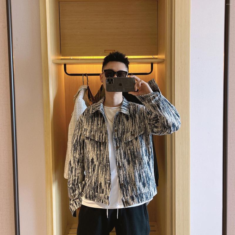 Men' Jackets Spring Summer Outdoor Men Denim Jacket Streetwear Outerwear Coat Casual Fashion Turn-Down Collar Loose Male A12, Dark blue
Men' Jackets Spring Summer Outdoor Men Denim Jacket Streetwear Outerwear Coat Casual Fashion Turn-Down Collar Loose Male A12, Dark blue