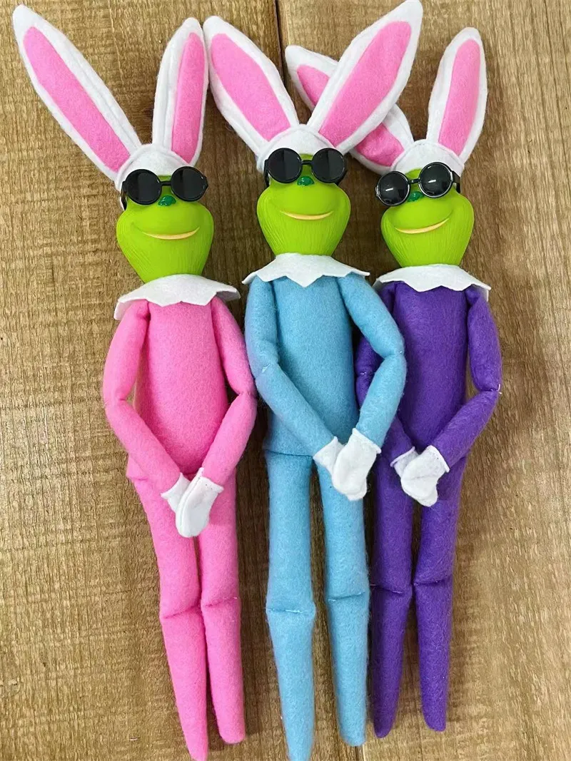 Easter Party Kids Gifts Pendants Elf Stuffed Blue Pink Purple Bunny Elf Figurine With Glasses Rabbit Child Cool Toys
Easter Party Kids Gifts Pendants Elf Stuffed Blue Pink Purple Bunny Elf Figurine With Glasses Rabbit Child Cool Toys