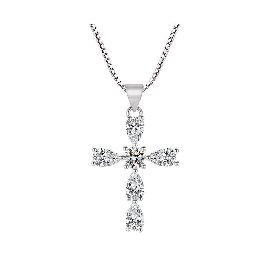 Pendant Necklaces Wedding Charm Ladies Noble Crystal Necklace Fashion Jewelry Classic Cross Exquisite Gift Creative Drop Delivery Pen Dh2Ft
Pendant Necklaces Wedding Charm Ladies Noble Crystal Necklace Fashion Jewelry Classic Cross Exquisite Gift Creative Drop Delivery Pen Dh2Ft