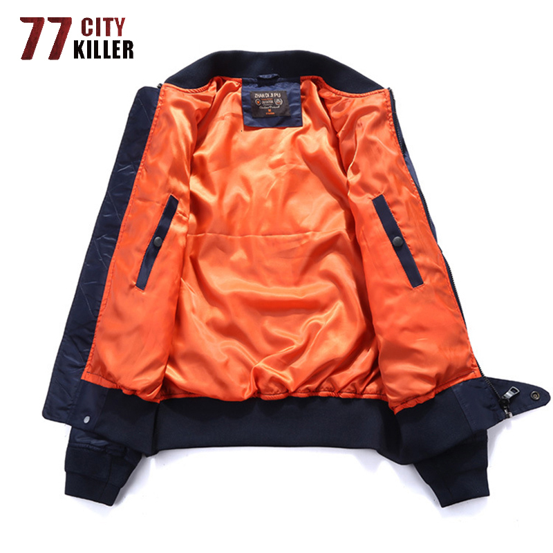 Mens Jackets 77City Killer MA1 Spring Bomber Jacket Men Military Windbreaker Pilot Male Streetwear Multipocket Coat Chaqueta Hombre 230203