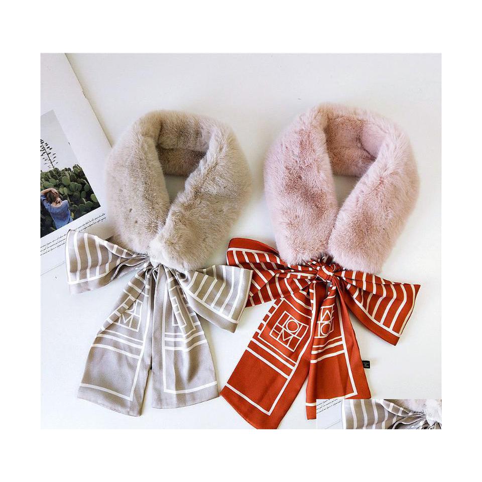 Scarves Fashion Autumn Winter Faux Fur Neckerchief Scarf For Women Girl Printed Ribbon Neck Tie Drop Delivery Accessories Hats Gloves Dhdue
Scarves Fashion Autumn Winter Faux Fur Neckerchief Scarf For Women Girl Printed Ribbon Neck Tie Drop Delivery Accessories Hats Gloves Dhdue