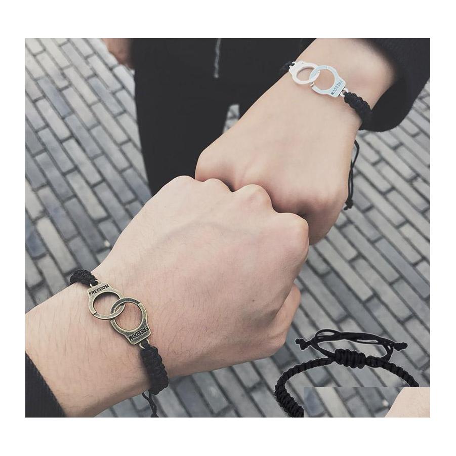 Link Chain Selling Handcuff Charm Bracelet Adjustable Vintage Handmade Mens Bracelets Couple For Women Men Drop Delivery Jewelry Otqjm
Link Chain Selling Handcuff Charm Bracelet Adjustable Vintage Handmade Mens Bracelets Couple For Women Men Drop Delivery Jewelry Otqjm