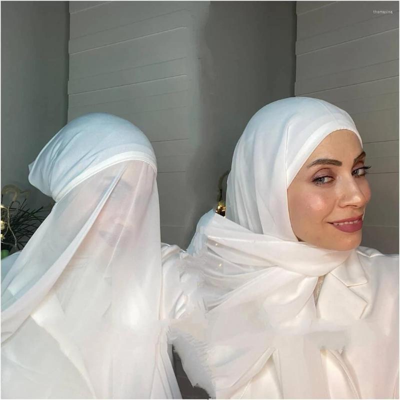 Ethnic Clothing 2 In 1 Women Plain Chiffon Hijiab Scarf With Jersey Cap Bonnet Islam Muslim Shawl Inner Turban Headband Stretch Hijab
Ethnic Clothing 2 In 1 Women Plain Chiffon Hijiab Scarf With Jersey Cap Bonnet Islam Muslim Shawl Inner Turban Headband Stretch Hijab
