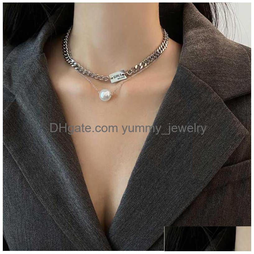 Pendant Necklaces 316L Stainless Steel 2022 Fashion Upscale Jewelry Beaded Geometric Charms Thick Chain Choker Pendants For Women Dr Dh0Rd
Pendant Necklaces 316L Stainless Steel 2022 Fashion Upscale Jewelry Beaded Geometric Charms Thick Chain Choker Pendants For Women Dr Dh0Rd