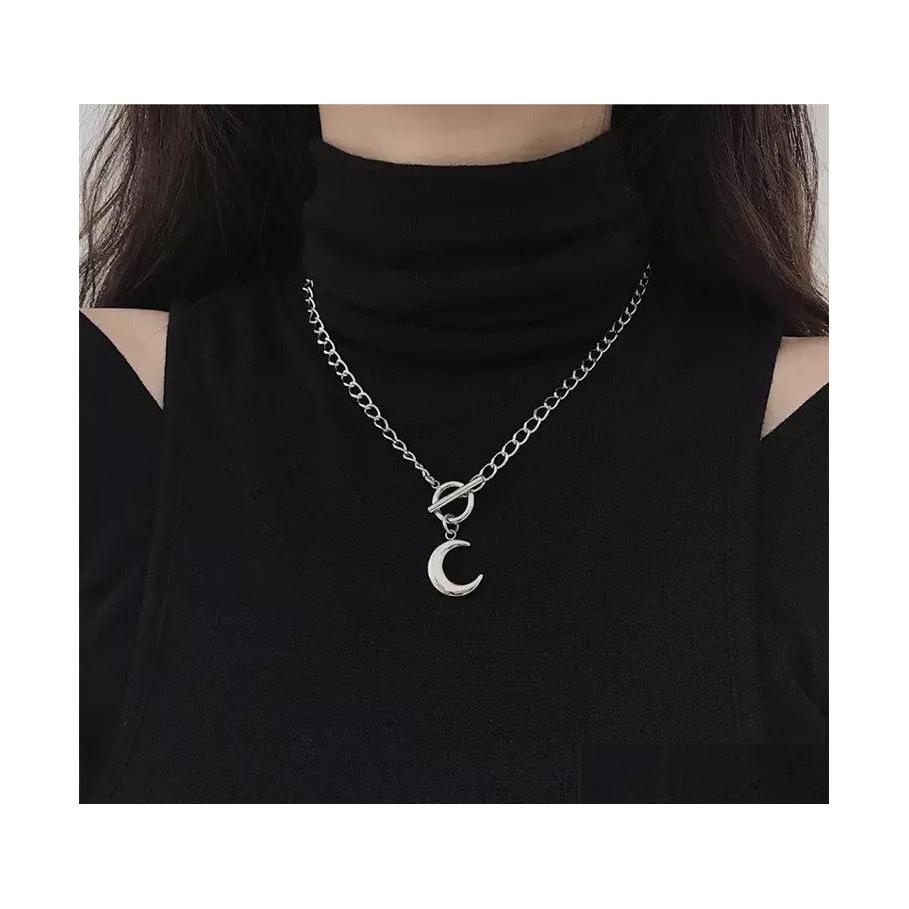 Pendant Necklaces Fashion Jewelry Stainless Steel Moon Necklace Tbutton Drop Delivery Pendants Dh6Vv
Pendant Necklaces Fashion Jewelry Stainless Steel Moon Necklace Tbutton Drop Delivery Pendants Dh6Vv