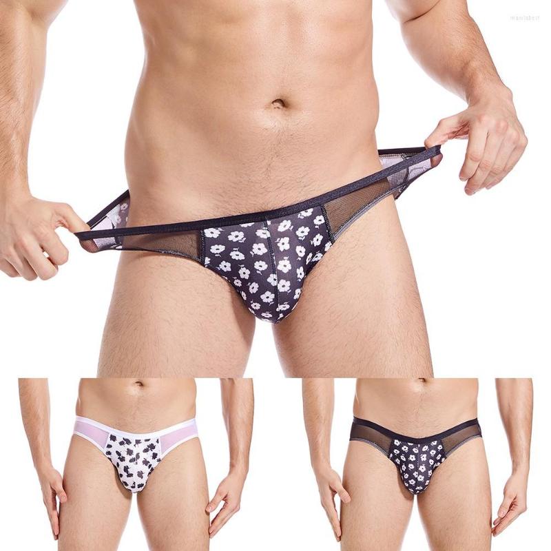 Underpants Men Low Waist Sexy Underwear Bulge Pouch G String Jockstrap Printed Mesh Erotic Breathable Flower U Convex Brief Panties Tanga, White
Underpants Men Low Waist Sexy Underwear Bulge Pouch G String Jockstrap Printed Mesh Erotic Breathable Flower U Convex Brief Panties Tanga, White