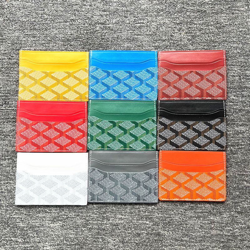 Top quality Genuine Leather Purse card holder Luxurys designer single wallet Men Women's Holders Coin Lambskin Mini Wallets Key Pocket Interior Slot