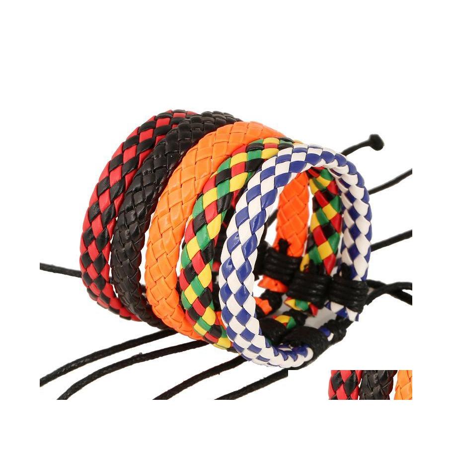 Charm Bracelets Charms Handmade Vintage Weave Pu Leather Accessories Bracelet Drop Delivery Jewelry Dhgef
Charm Bracelets Charms Handmade Vintage Weave Pu Leather Accessories Bracelet Drop Delivery Jewelry Dhgef