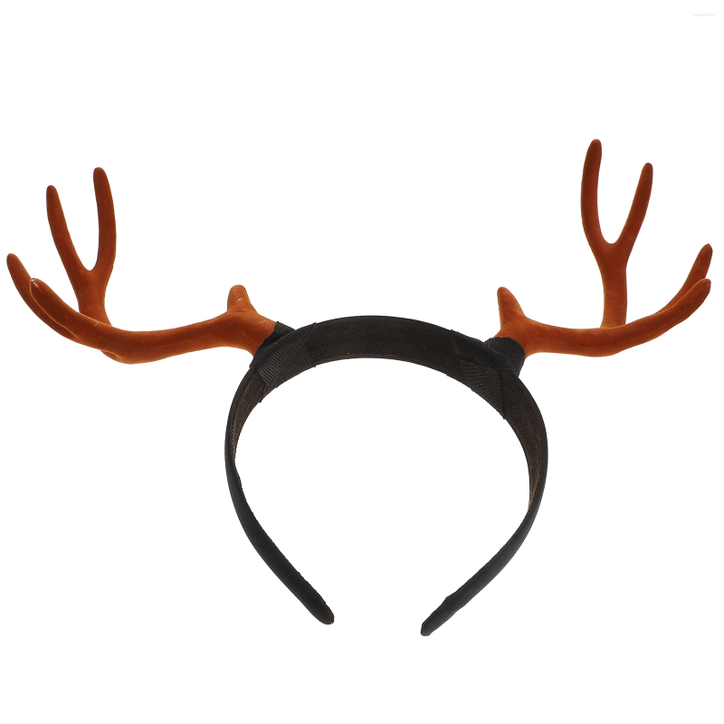 

Bandanas Headband Antler Deer Reindeer Christmas Hair Antlers Costume Hoop Hairband Horn Party Headwear Headpiece Band Horns Ears Cosplay