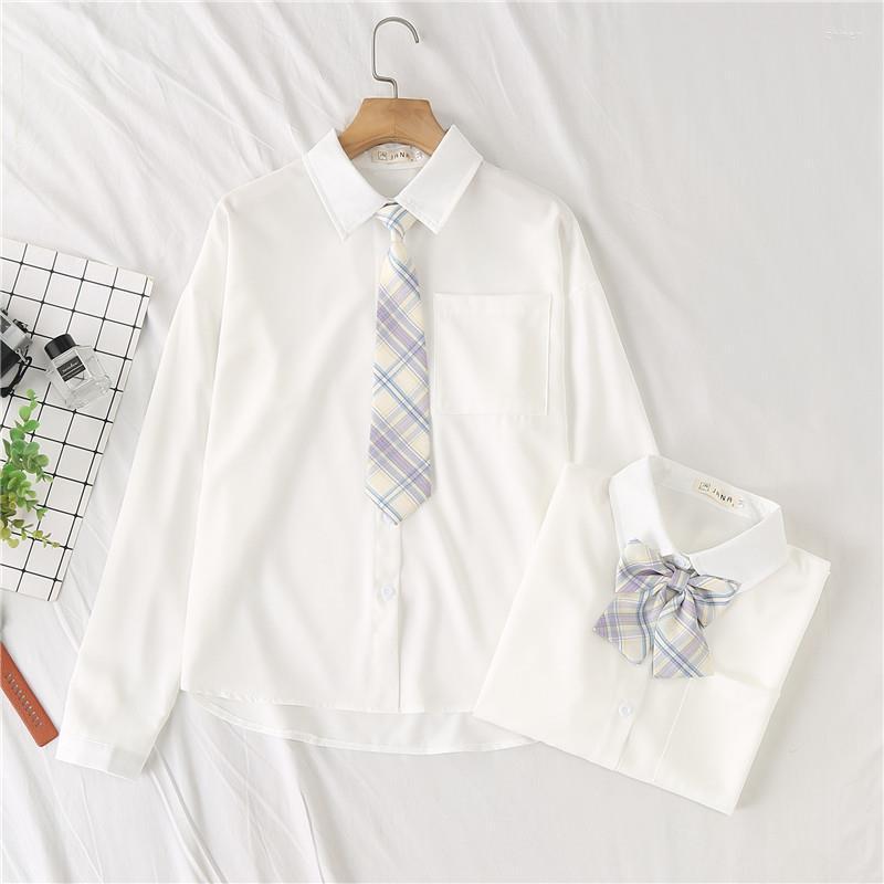 Women's Blouses White Women School Shirts Fashion JK Preppy Style Spring Japan Long Sleeve Girls Shirt Harajuku Necktie Ladies Tops, 01
Women's Blouses White Women School Shirts Fashion JK Preppy Style Spring Japan Long Sleeve Girls Shirt Harajuku Necktie Ladies Tops, 01