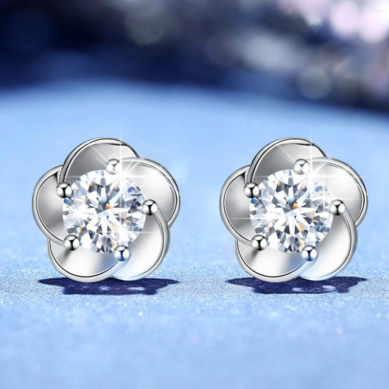 Stud Earrings High Quality 2 Carat 8mm Moissanite Women Studs Silver 925 Flower 2023 Luxury Jewelry For Engagement Hypoallergenic
Stud Earrings High Quality 2 Carat 8mm Moissanite Women Studs Silver 925 Flower 2023 Luxury Jewelry For Engagement Hypoallergenic