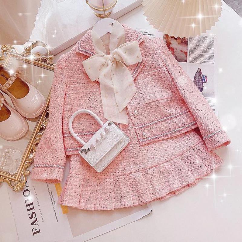 Clothing Sets Spring Autumn 2 Piece Coats And Skirts For Girls 2PCS Jackets Skirt Outfits Children Kids School Uniform Suit, Pink
Clothing Sets Spring Autumn 2 Piece Coats And Skirts For Girls 2PCS Jackets Skirt Outfits Children Kids School Uniform Suit, Pink