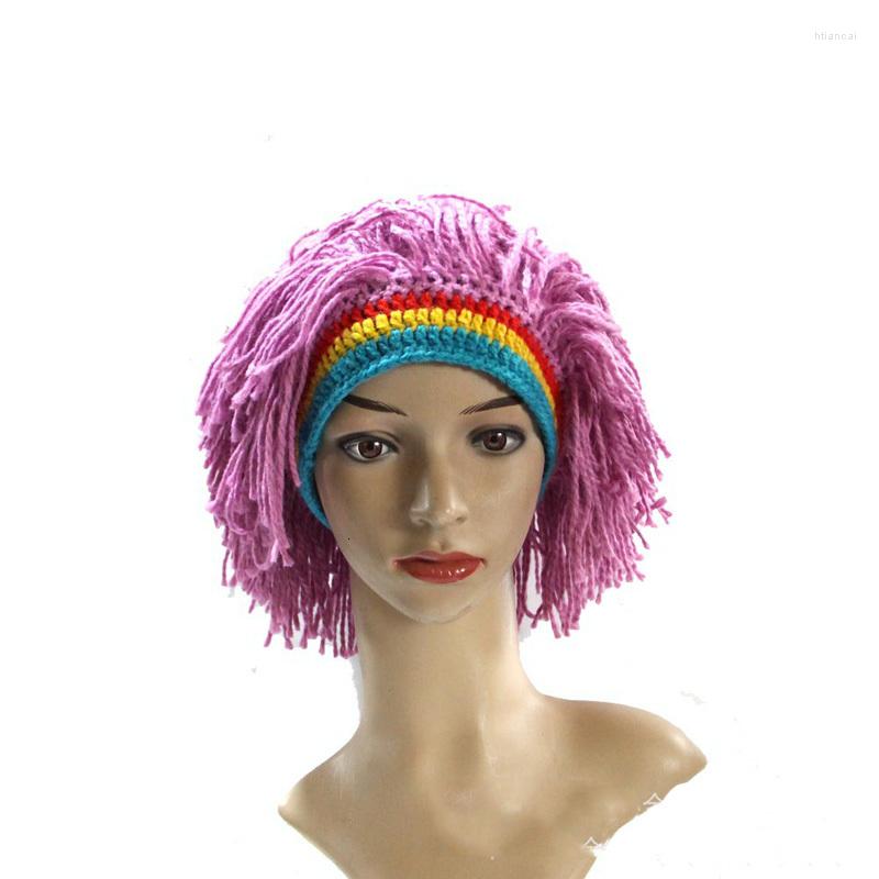 Berets Purple Rasta Wig Beanie Women Caps Handmade Crochet Winter Warm Hat Gorro Halloween Xmas Birthday Gifts Funny Party Balaclava, C1
Berets Purple Rasta Wig Beanie Women Caps Handmade Crochet Winter Warm Hat Gorro Halloween Xmas Birthday Gifts Funny Party Balaclava, C1
