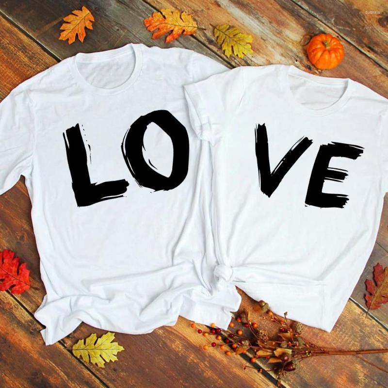 Women's T Shirts Love Printing Couple Matching Women Men T-shirt Short Sleeve O-Neck Summer Funny Graphic Tops Tee Valentines Day, Ve2-women
Women's T Shirts Love Printing Couple Matching Women Men T-shirt Short Sleeve O-Neck Summer Funny Graphic Tops Tee Valentines Day, Ve2-women