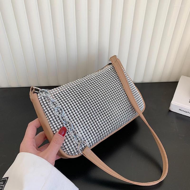Evening Bags Fashion Rhinestones Shoulder Clutch Bag For Women Shiny PU Leather Purse, White
Evening Bags Fashion Rhinestones Shoulder Clutch Bag For Women Shiny PU Leather Purse, White