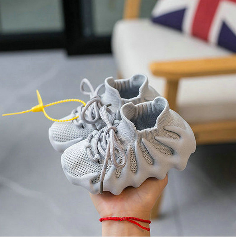 Kids Sneakers knitting Breathable Mesh Coconut Shoeses Children Boys Girls Casual Daddy Shoes Running Walking Sports Shoes