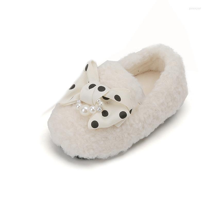 First Walkers 12-15.5cm Baby Girls Warm Winter Flats Shoes Solid White Black Toddler Casual With Polka Dots Butterfly-knot -3Y
First Walkers 12-15.5cm Baby Girls Warm Winter Flats Shoes Solid White Black Toddler Casual With Polka Dots Butterfly-knot -3Y