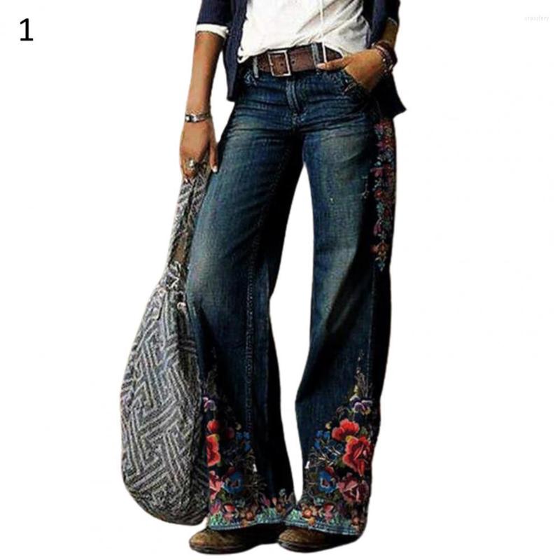 Women' Jeans Women Retro High Waist Wide Leg Floral Print Long Loose Pants Trousers Boyfriend
Women' Jeans Women Retro High Waist Wide Leg Floral Print Long Loose Pants Trousers Boyfriend