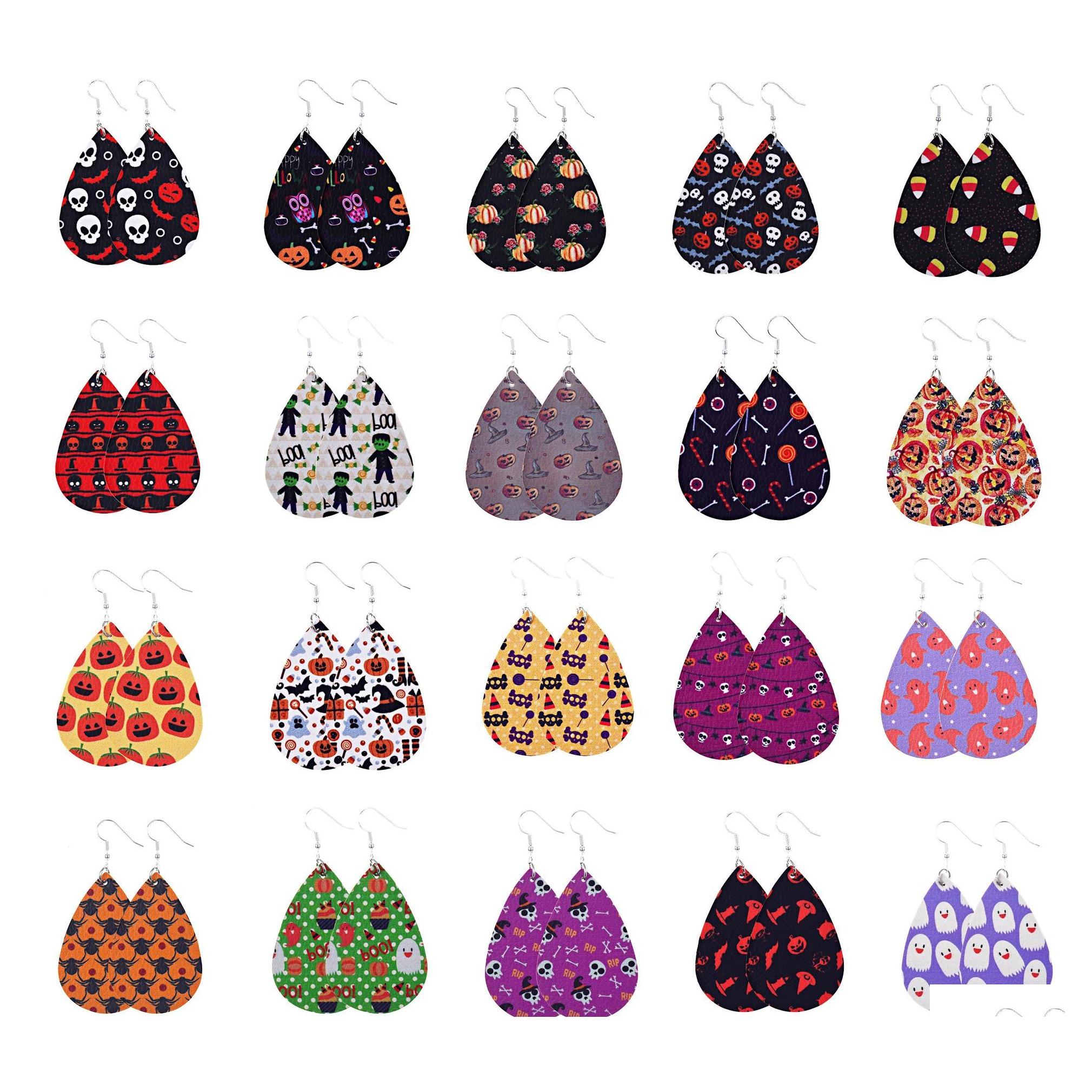 Charm Halloween Pu Leather Earrings For Women Doublesided Pattern Drop Dangle Skeleton Spider Fashion Party Jewelry Delivery Ot4Sm
Charm Halloween Pu Leather Earrings For Women Doublesided Pattern Drop Dangle Skeleton Spider Fashion Party Jewelry Delivery Ot4Sm